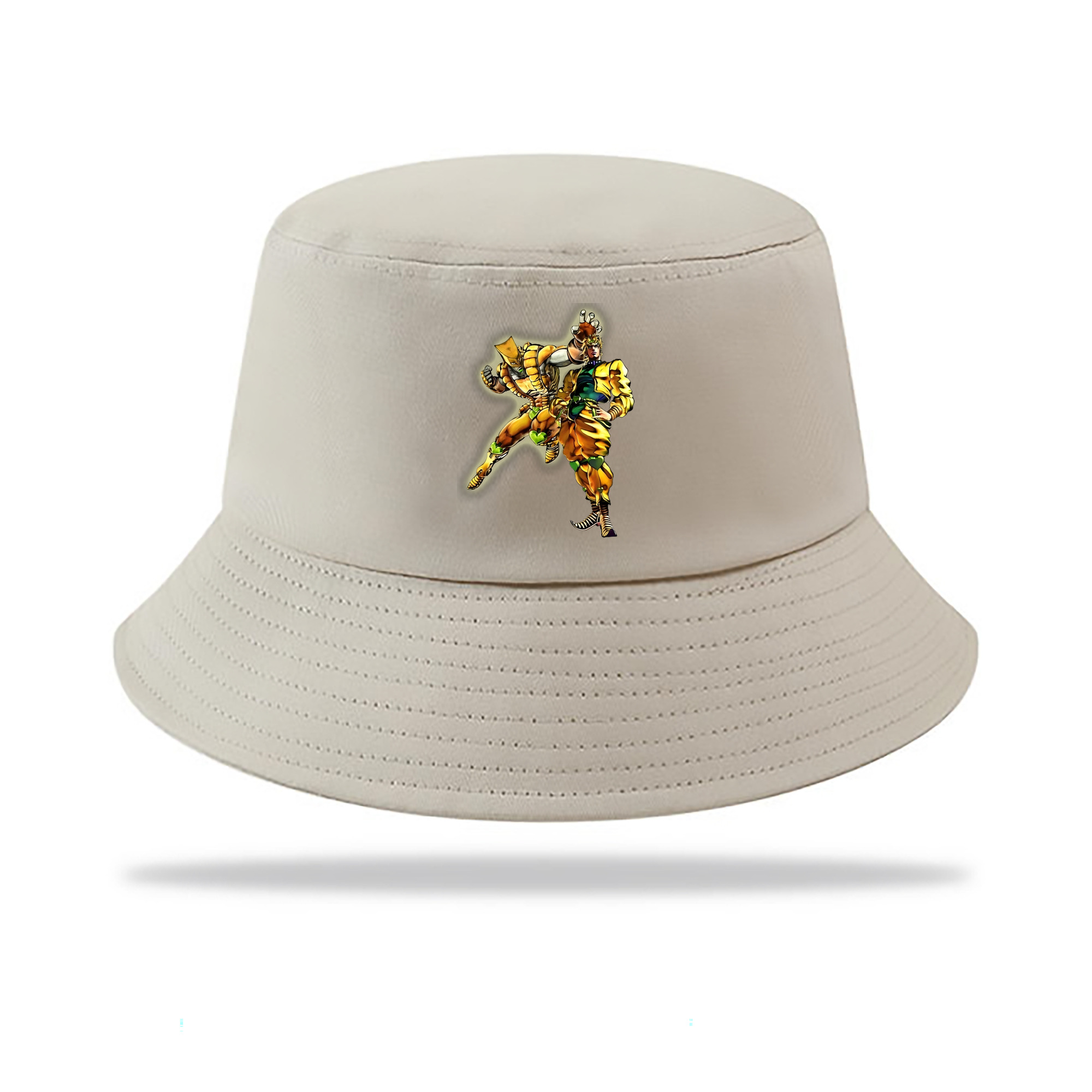 （画像用） ジョジョの奇妙な冒険 ディオ?ブランドー JoJo's Bizarre Adventure Dio Brando アウトドア日除けバケットハット